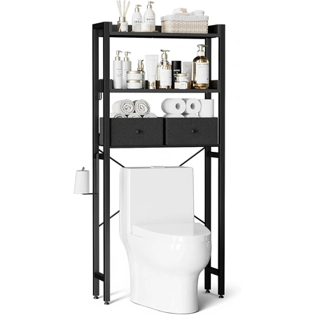 3 tier over toilet bathroom organizer.webp